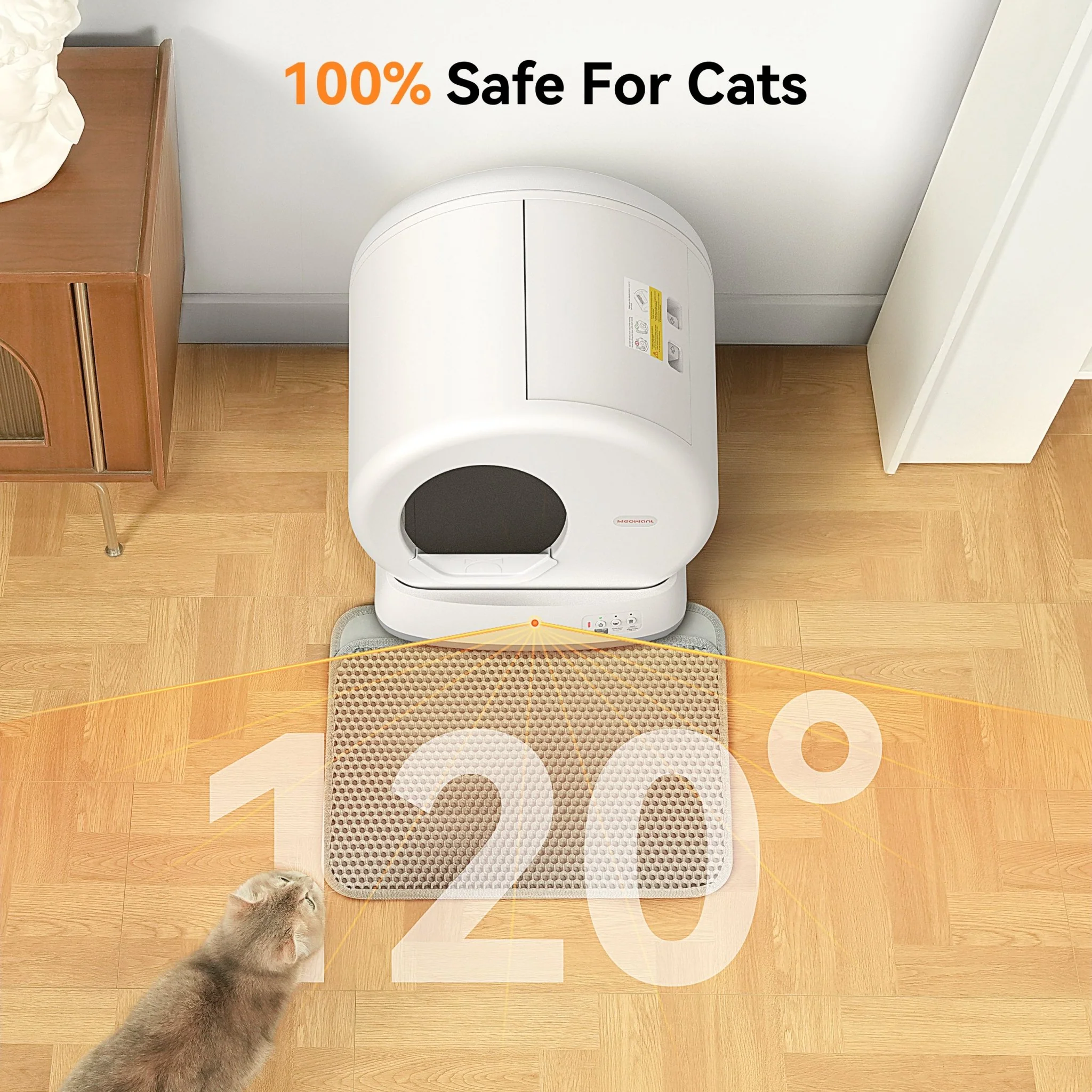 Meowant Self-Cleaning Cat Litter Box - MW-SC01 - Image 4